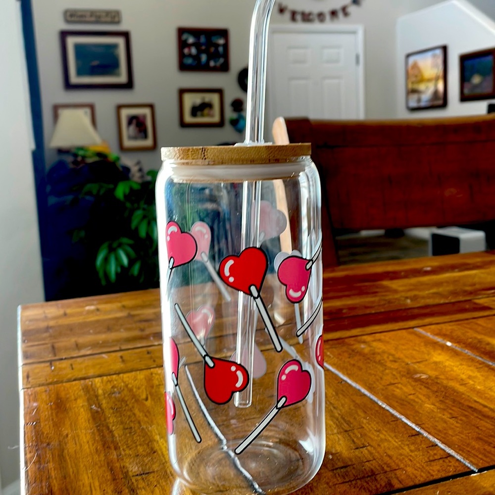 16 ounce glass tumbler